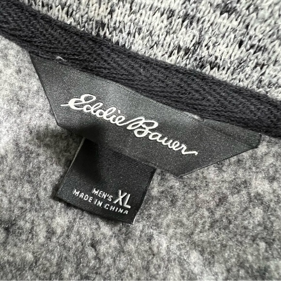 Eddie Bauer Fleece Snap-Front Pullover Mens XL - Picture 4 of 12